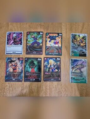 EUC assorted Dragon Ball Z DBZ and Digimon Trading Cards